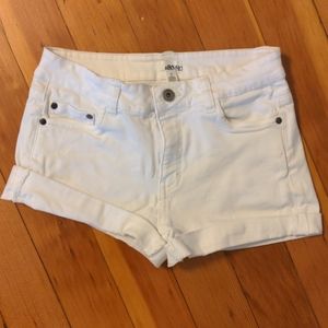 Abound White Jean Shorts